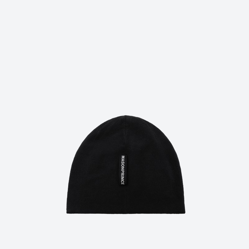 Double Star Badge Knit Beanie